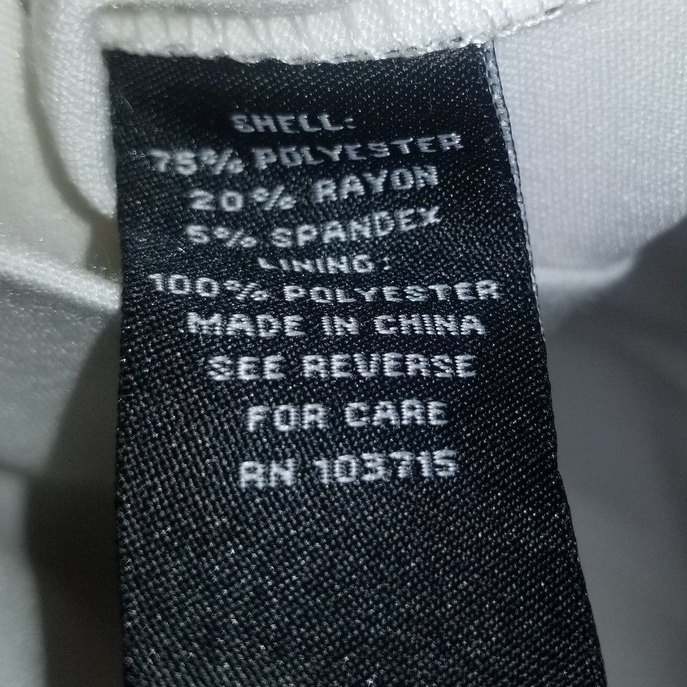Shargano Off-White Belted Cargo Pocket Career Dress 10 - Picture 7 of 7
